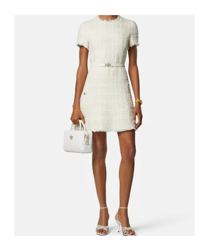 Versace Tweed Mini Dress