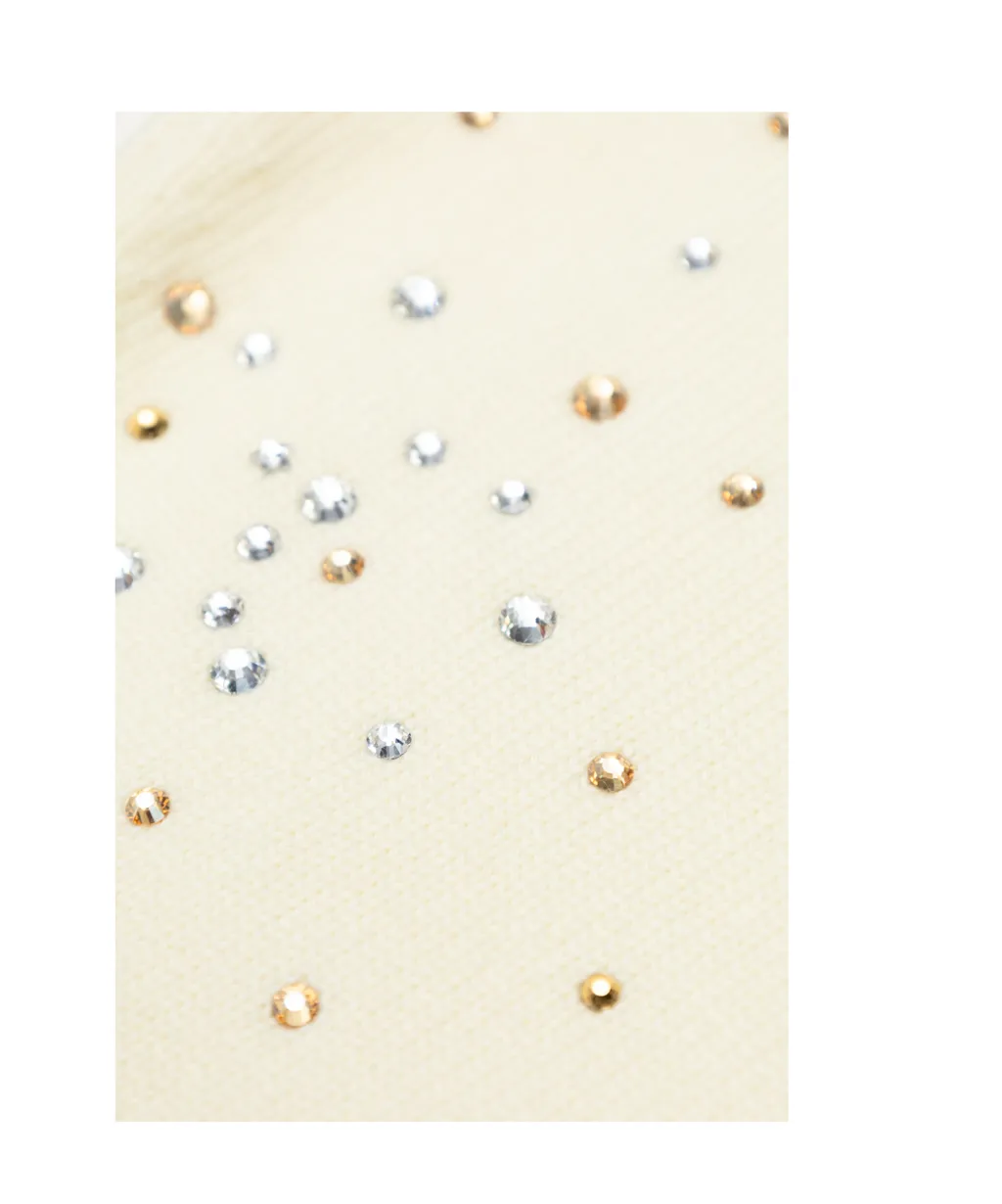 Dolce & Gabbana Kids Embellished Knitted Mini Skirt