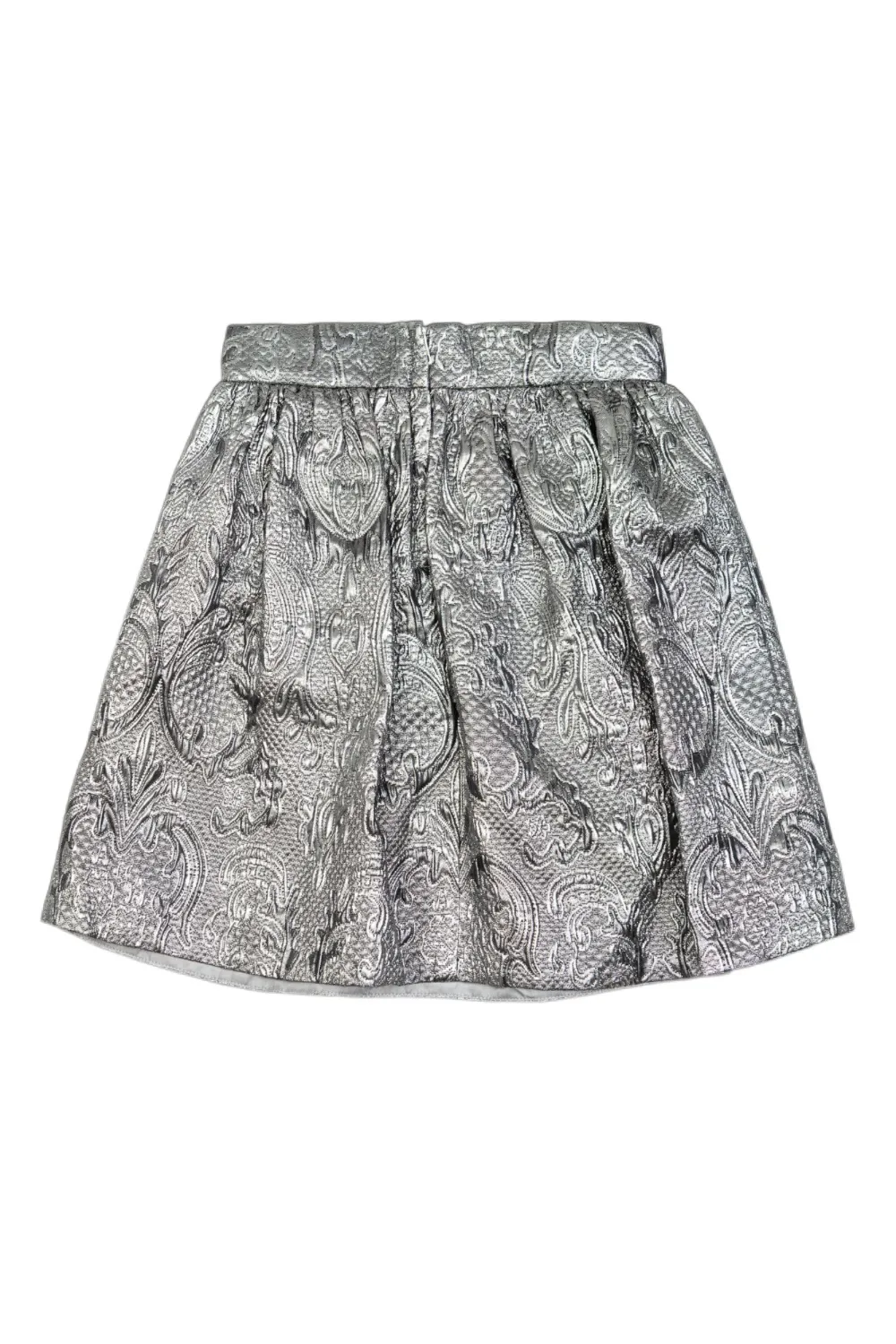 Dolce & Gabbana Kids Lam Jacquard Skirt