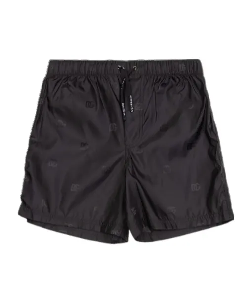 Dolce & Gabbana Kids Logo Printed Swim Shorts
