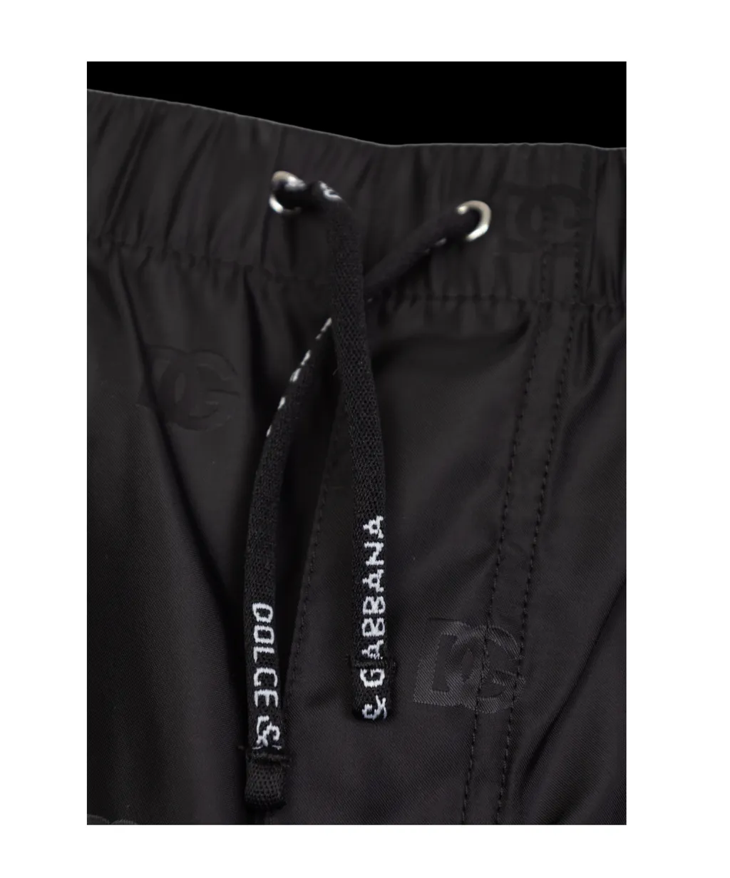 Dolce & Gabbana Kids Logo Printed Swim Shorts