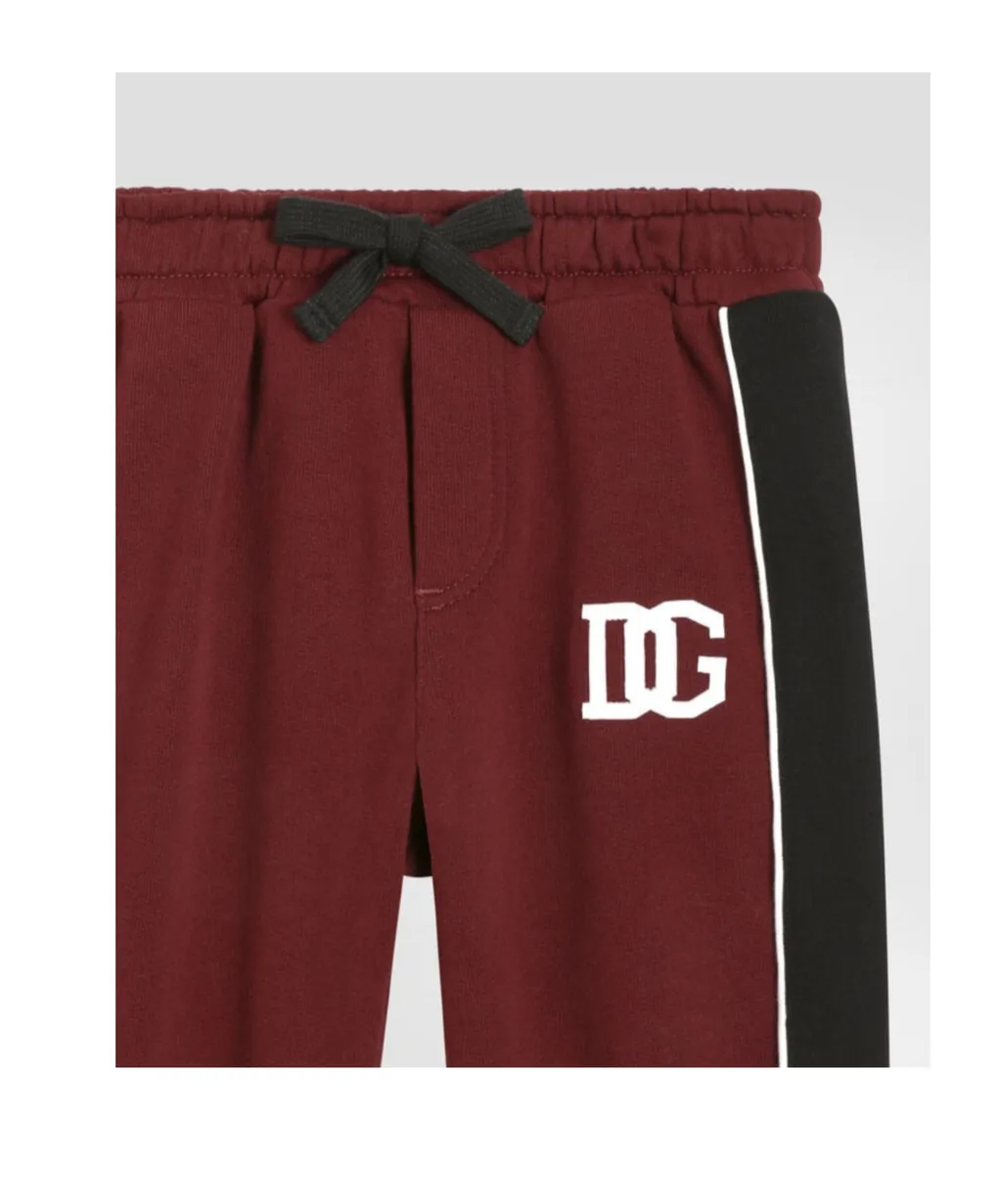 Dolce & Gabbana Kids Drawstring Fleece Trousers