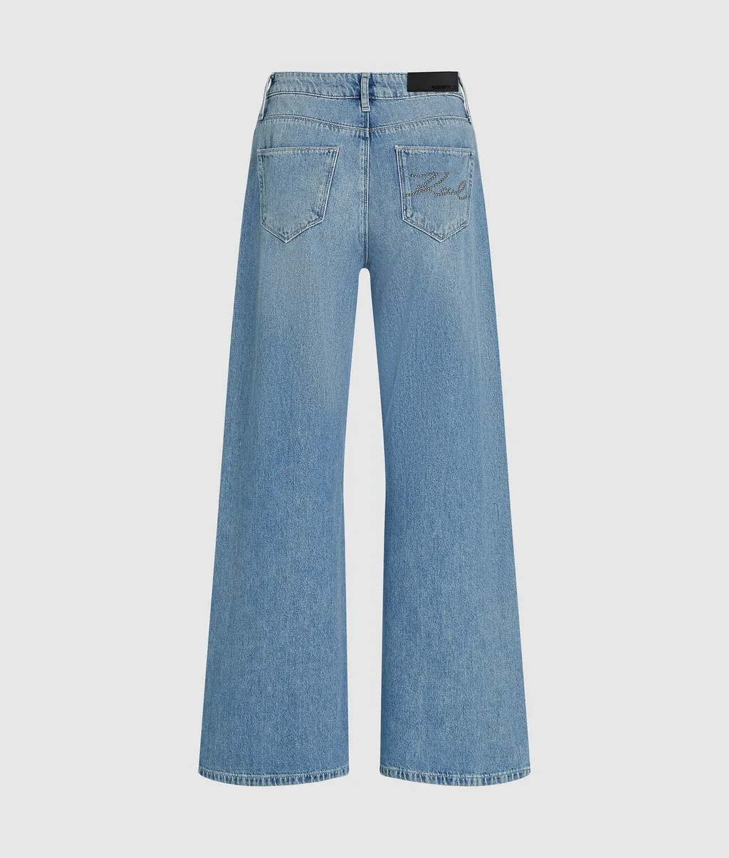 Studded-Signature Jeans