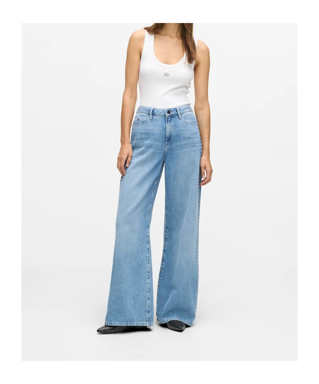 Studded-Signature Jeans