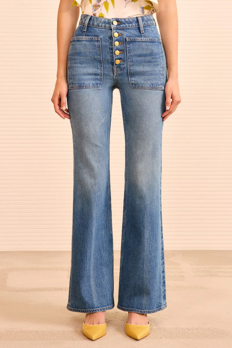 Button-Up Pocket Jeans