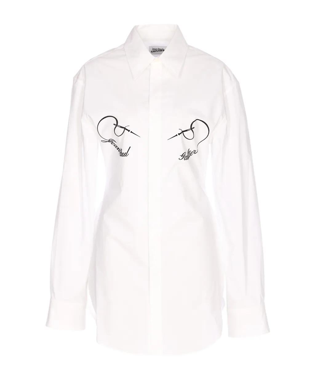 Jean Paul Gaultier Long Sleeve Printed Shirt