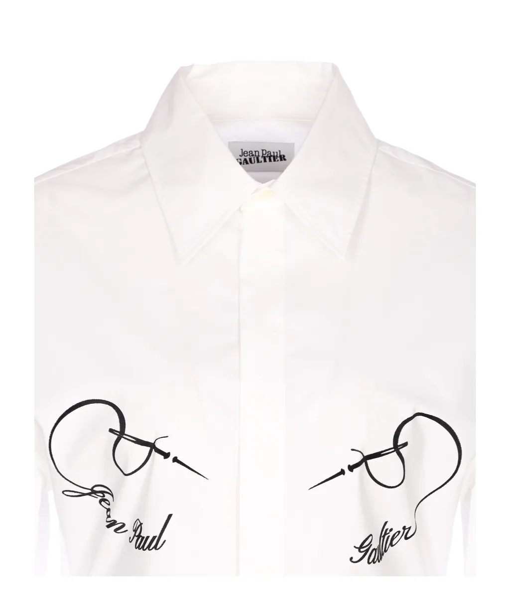 Jean Paul Gaultier Long Sleeve Printed Shirt