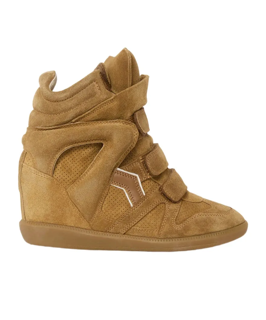 Isabel Marant Bekett Touch Strap High-Top Sneakers
