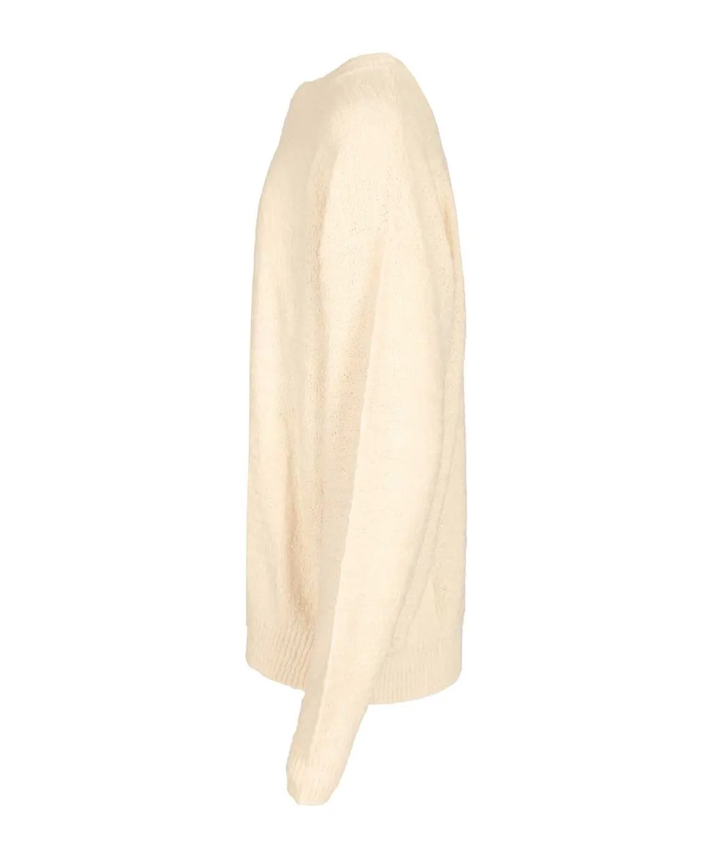 Long-Sleeved Round-Neck Knitted Sweater