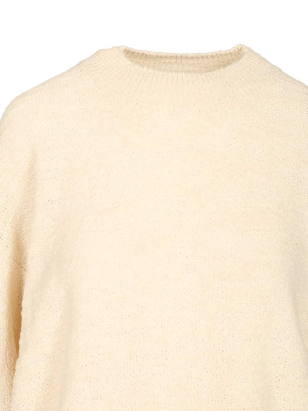 Long-Sleeved Round-Neck Knitted Sweater