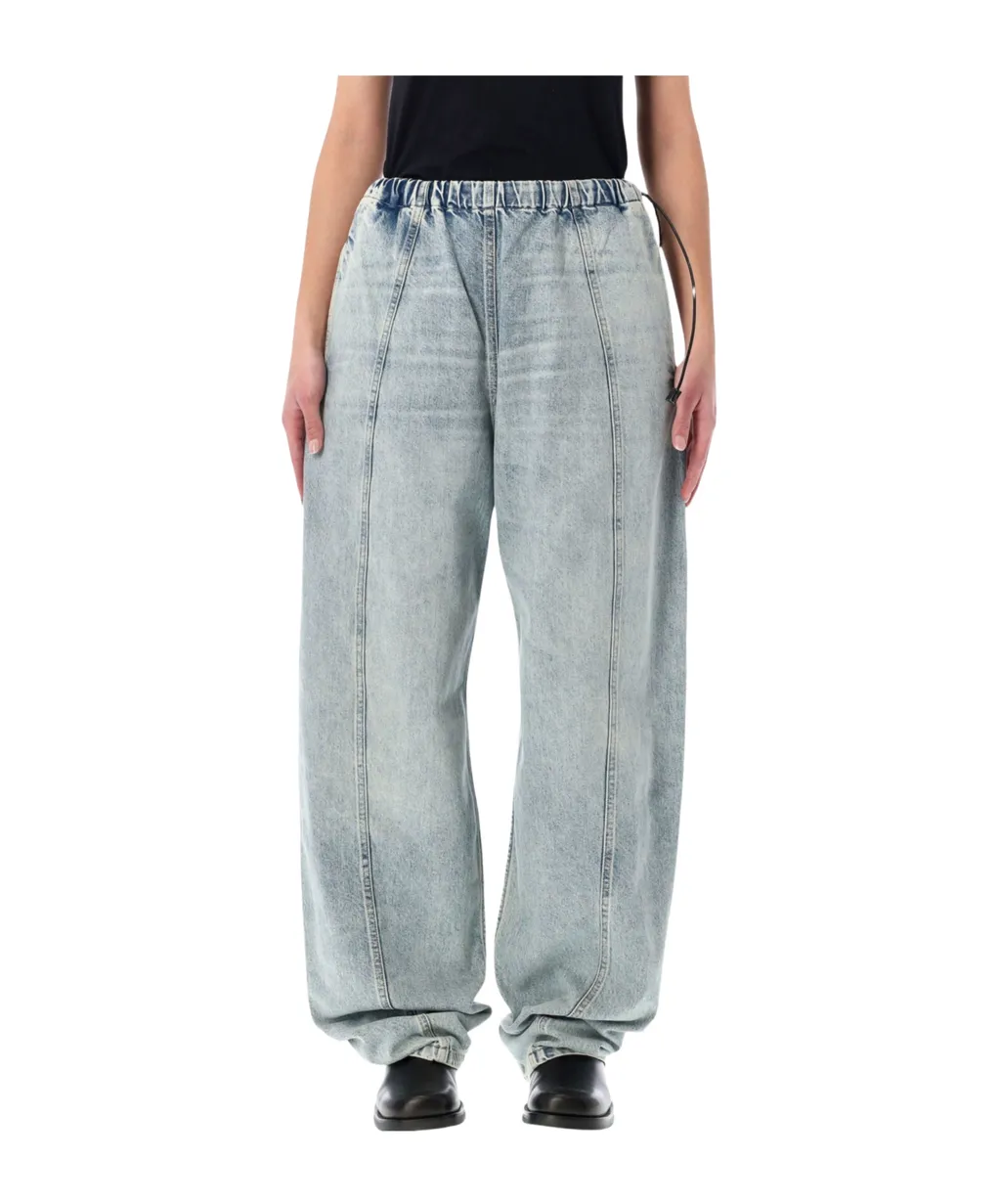 Haikure Angel Elastic Waist Wide-Leg Jeans