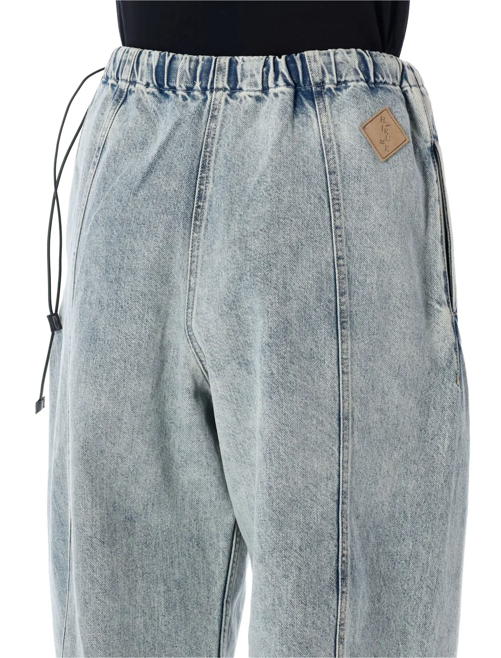 Haikure Angel Elastic Waist Wide-Leg Jeans