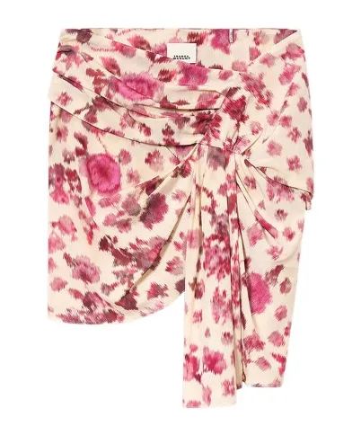 Isabel Marant Ovia Drape Detailed Mini Skirt