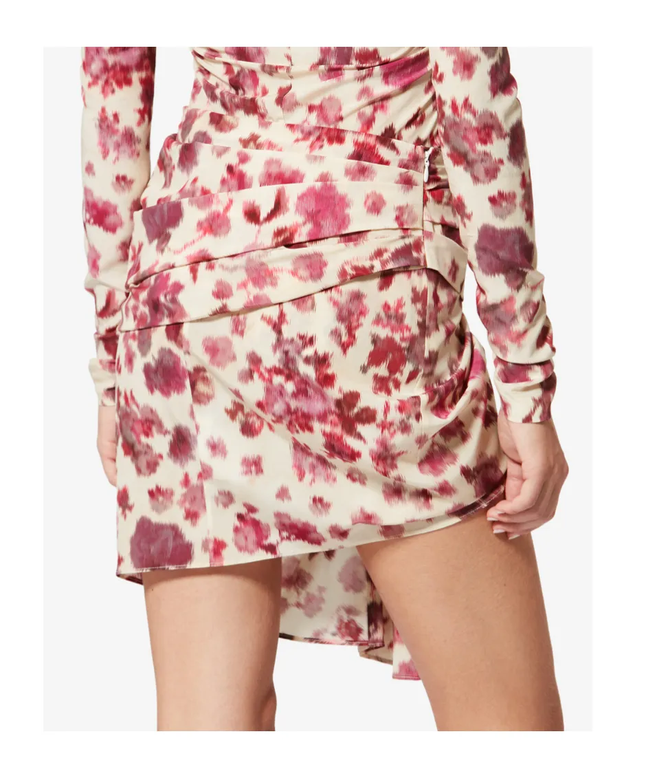 Isabel Marant Ovia Drape Detailed Mini Skirt