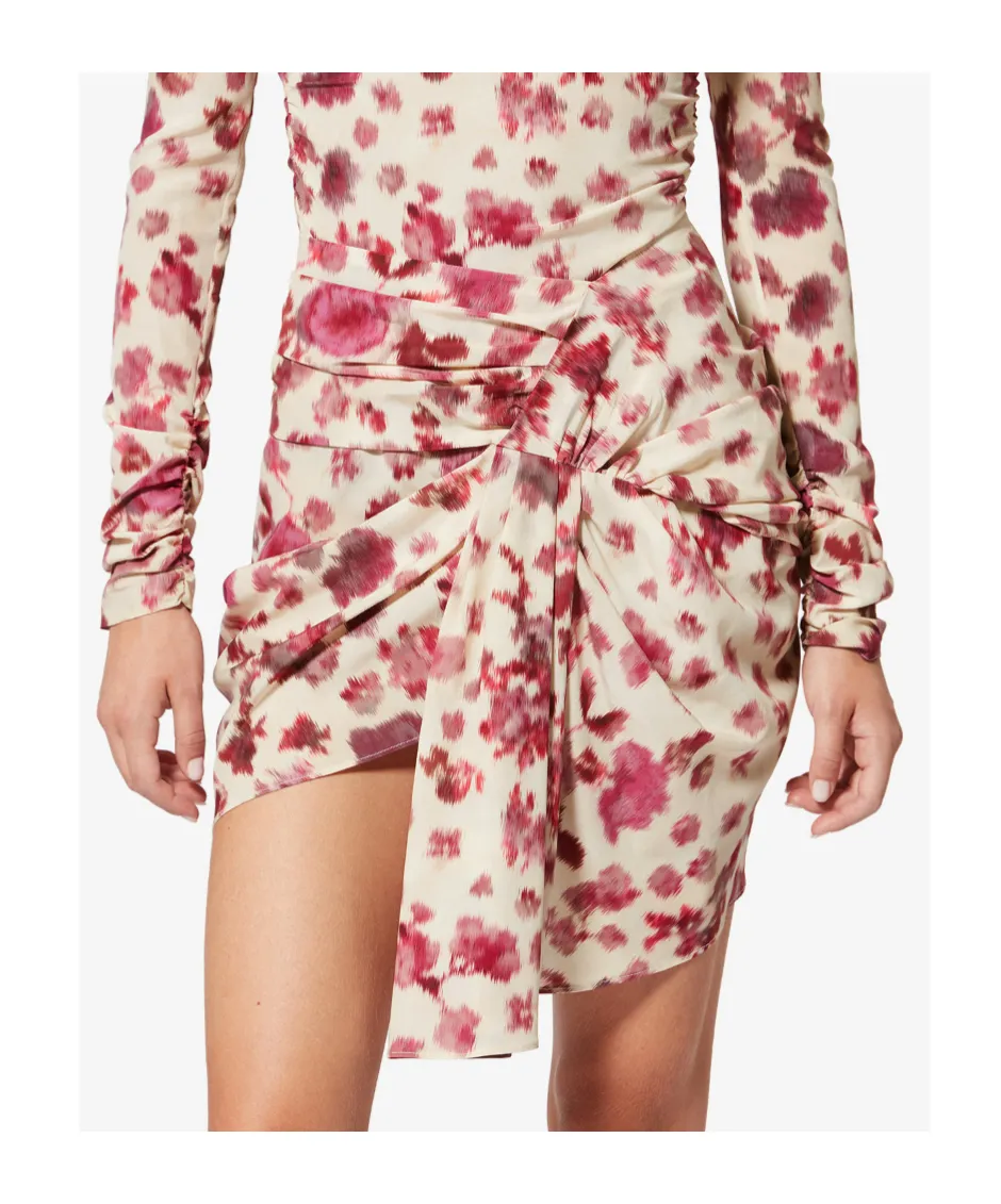 Isabel Marant Ovia Drape Detailed Mini Skirt