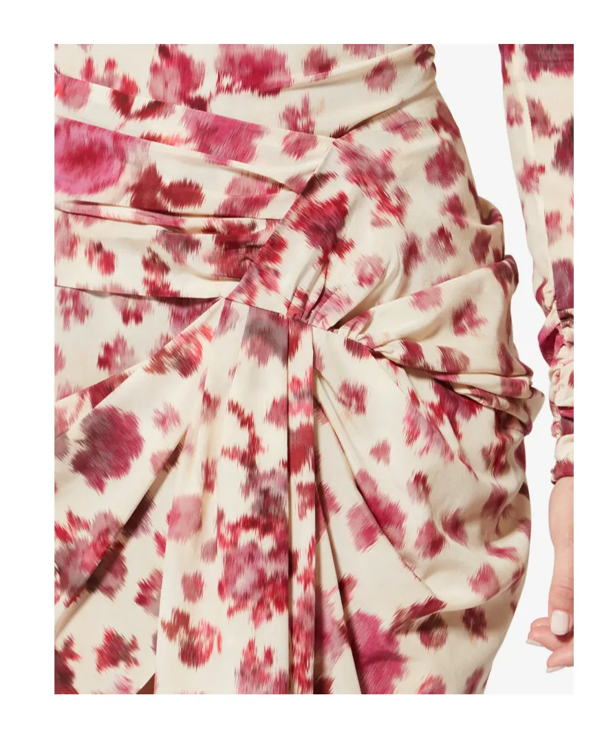 Isabel Marant Ovia Drape Detailed Mini Skirt