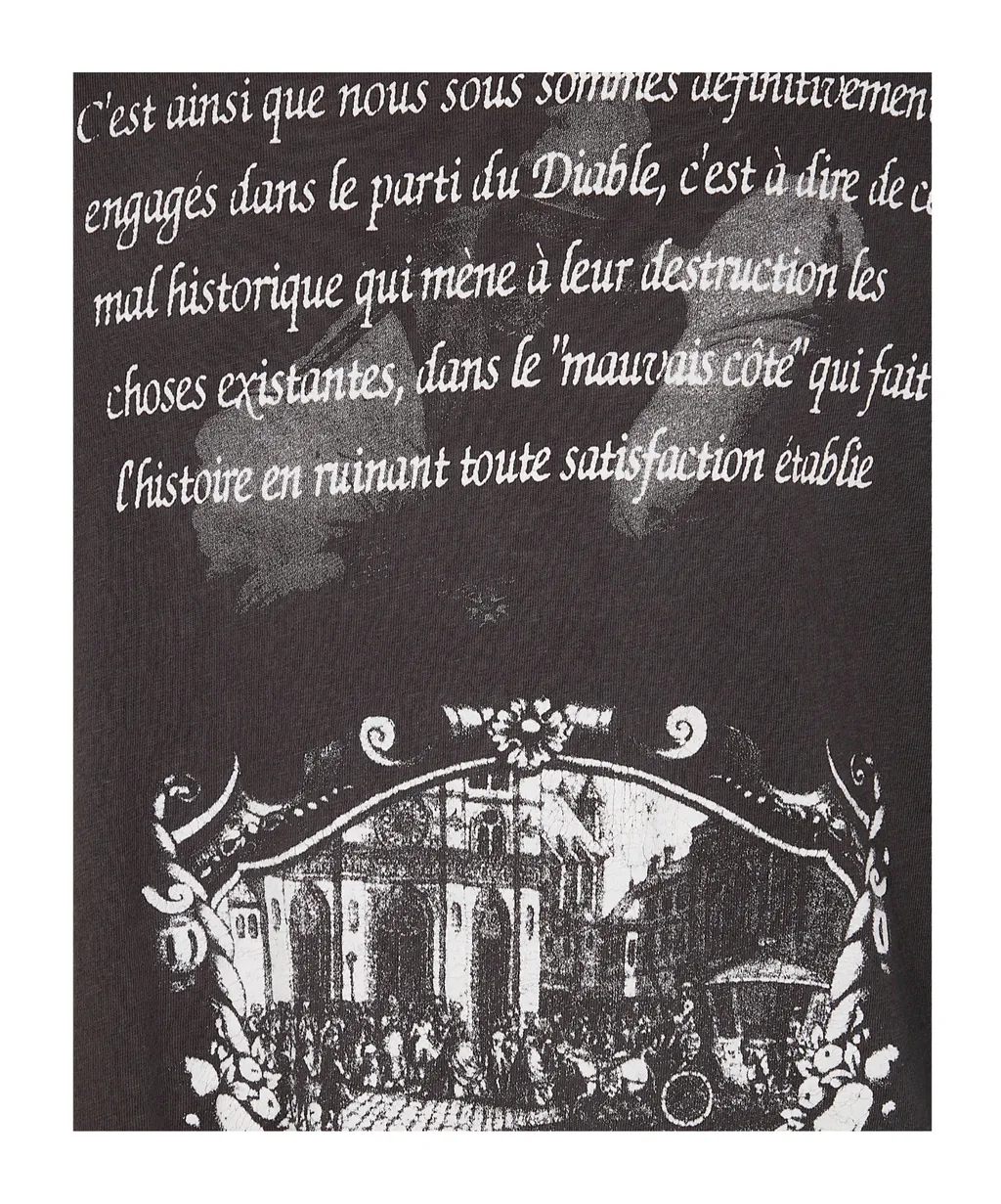 Enfants Riches Dprims Faded Graphic-Printed Crewneck T-Shirt