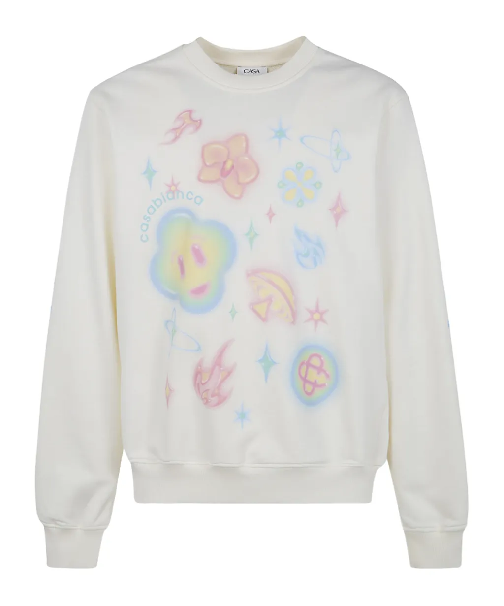 Casablanca Logo Printed Sweatshirt