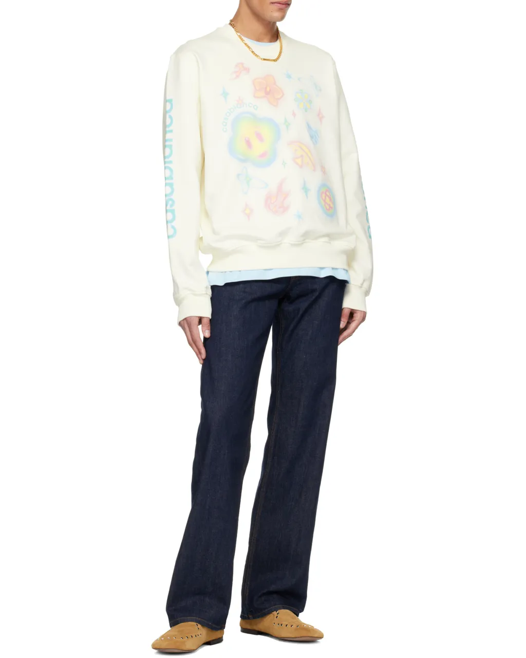 Casablanca Logo Printed Sweatshirt