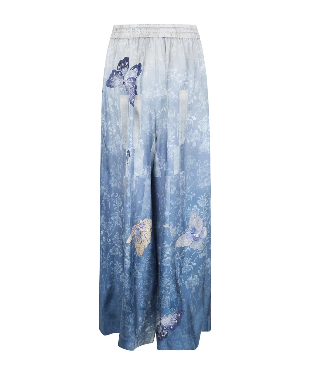 Patterned Casual Pants