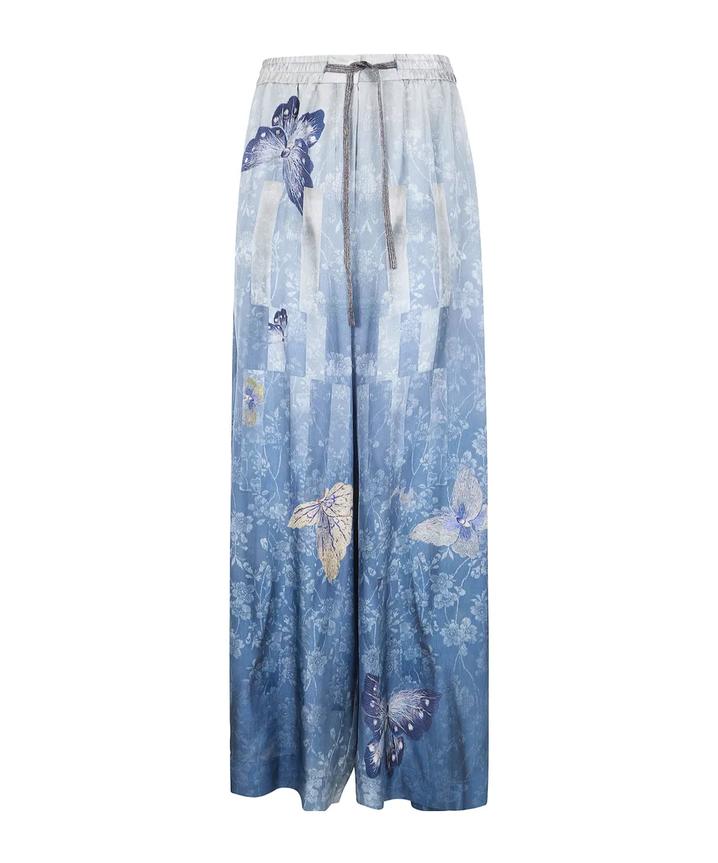Patterned Casual Pants