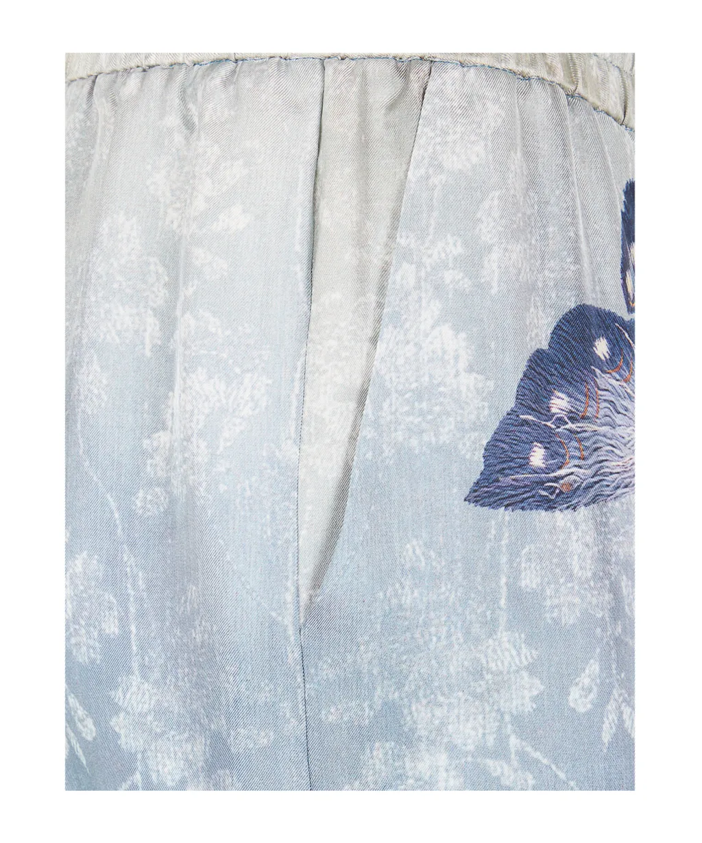 Patterned Casual Pants