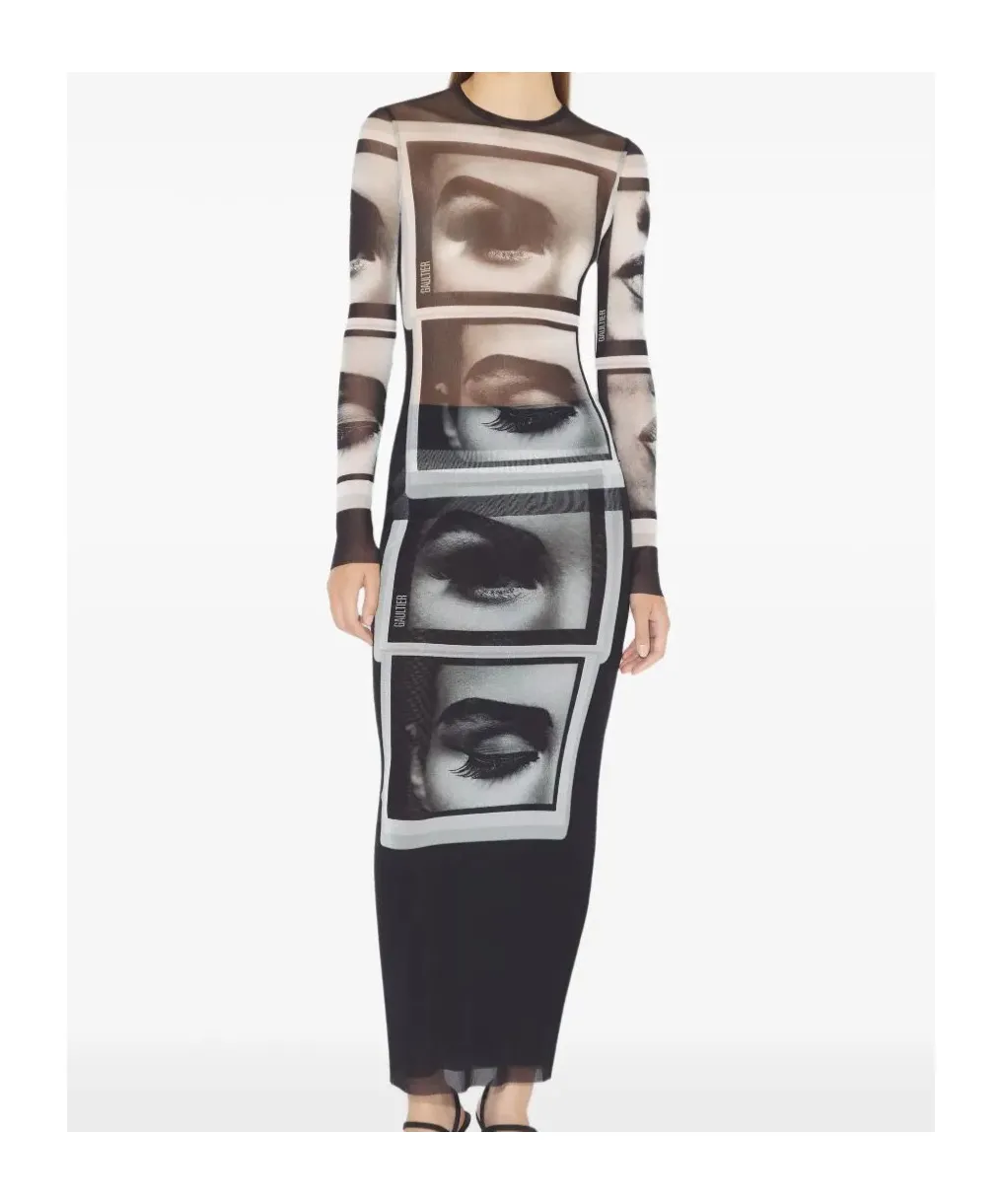 Printed Long-Sleeve Top