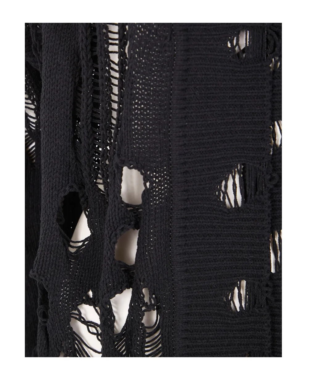 Distressed Knitwear
