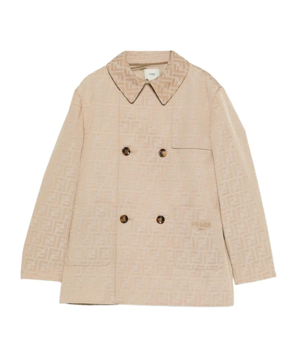 Monogram Double-Breasted Coat