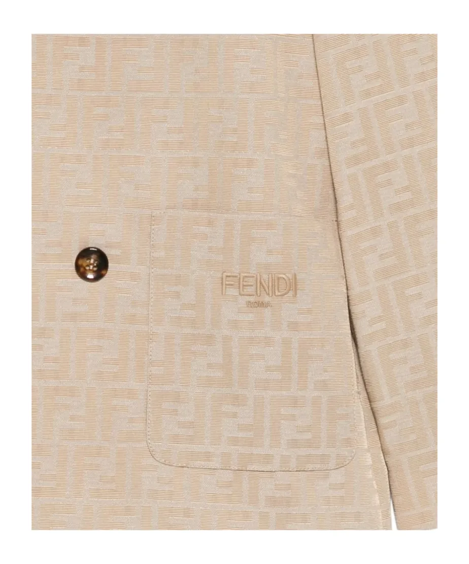 Monogram Double-Breasted Coat