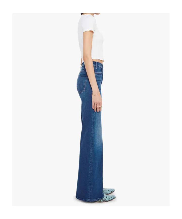 Mother The Hustler Roller Sneak Jeans
