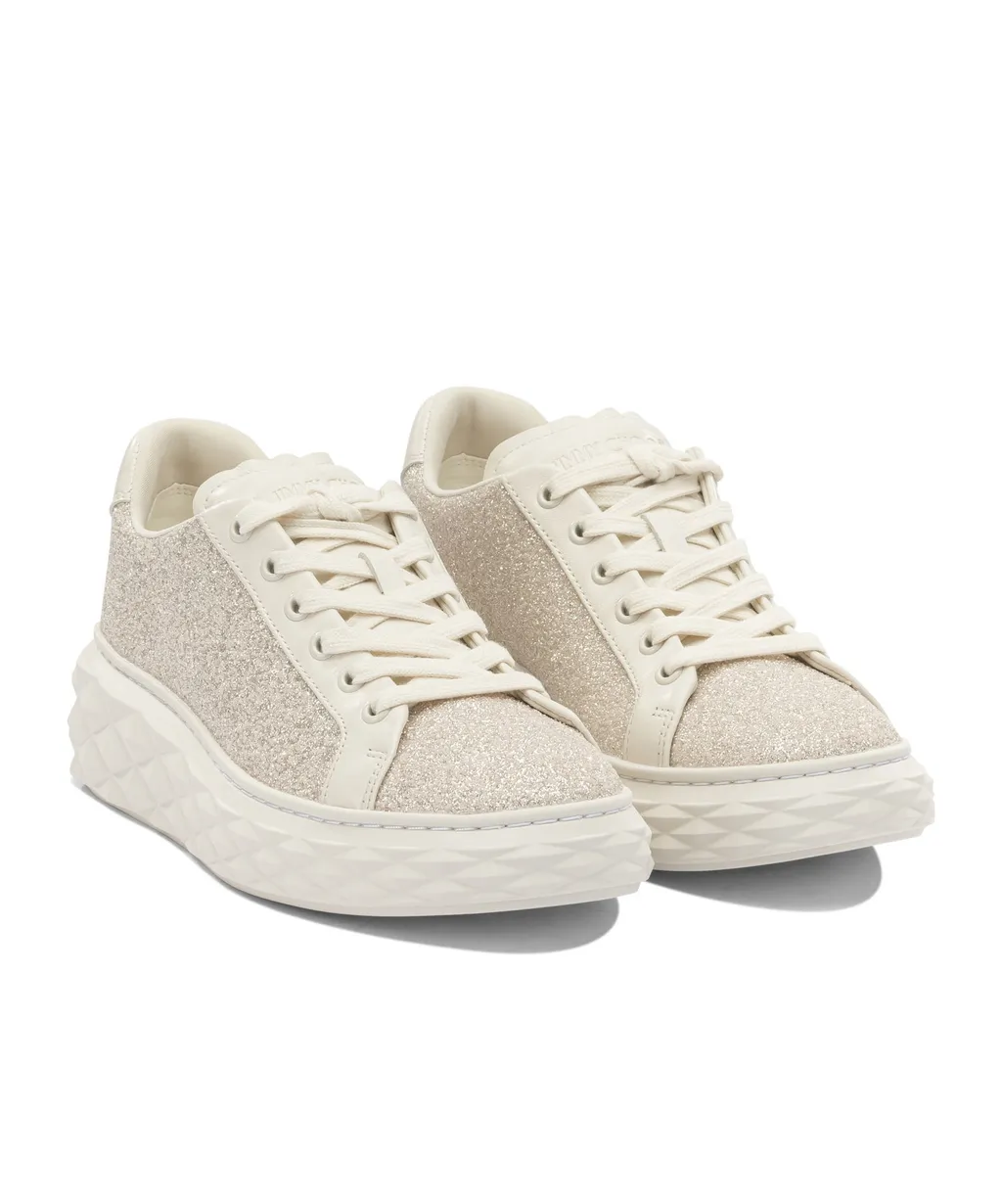 Jimmy Choo Embellished Lace-Up Sneakers
