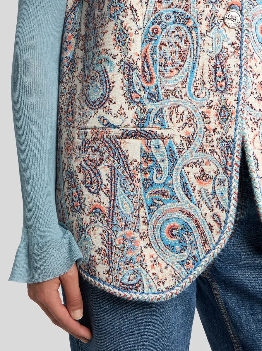 Etro Paisley Printed Vest
