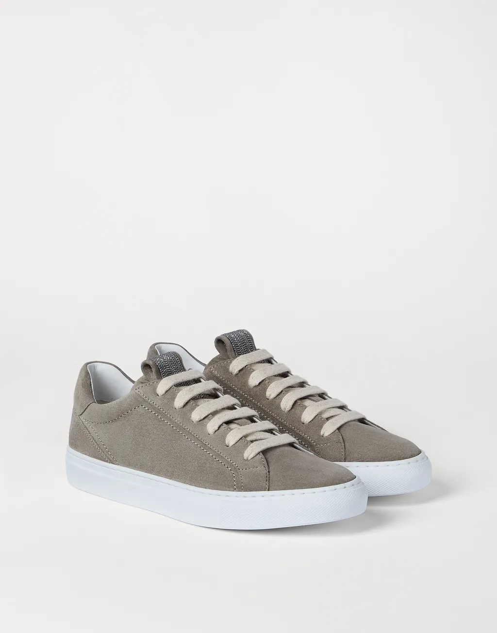 Brunello Cucinelli Lace-Up Low-Top Sneakers
