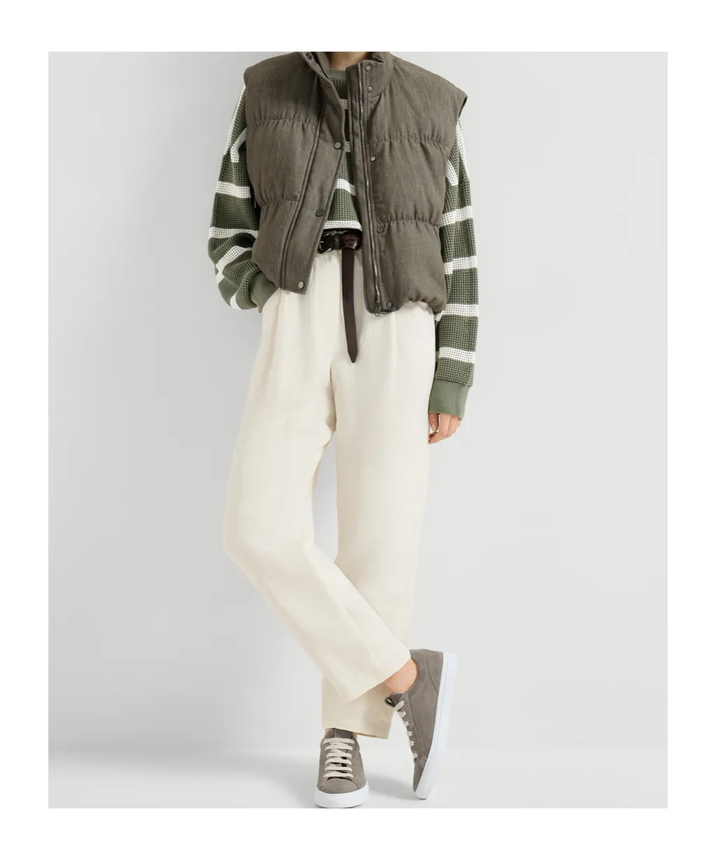 Brunello Cucinelli Lace-Up Low-Top Sneakers