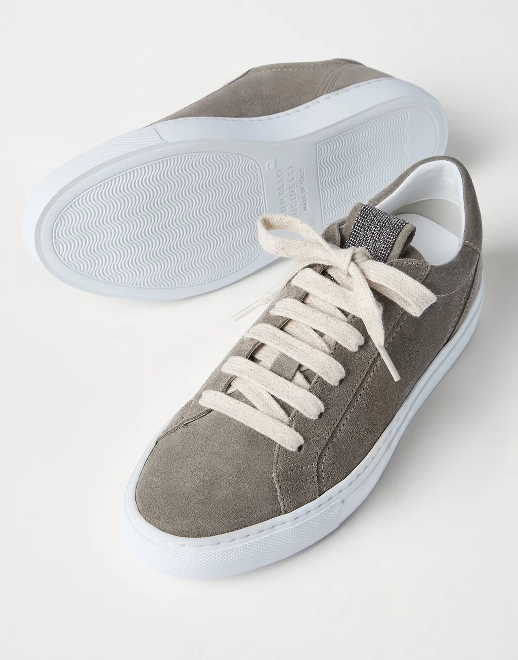 Brunello Cucinelli Lace-Up Low-Top Sneakers