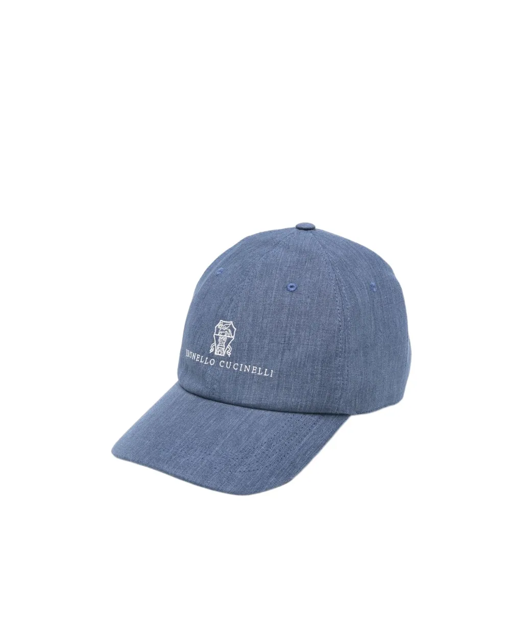 Brunello Cucinelli Logo Baseball Cap
