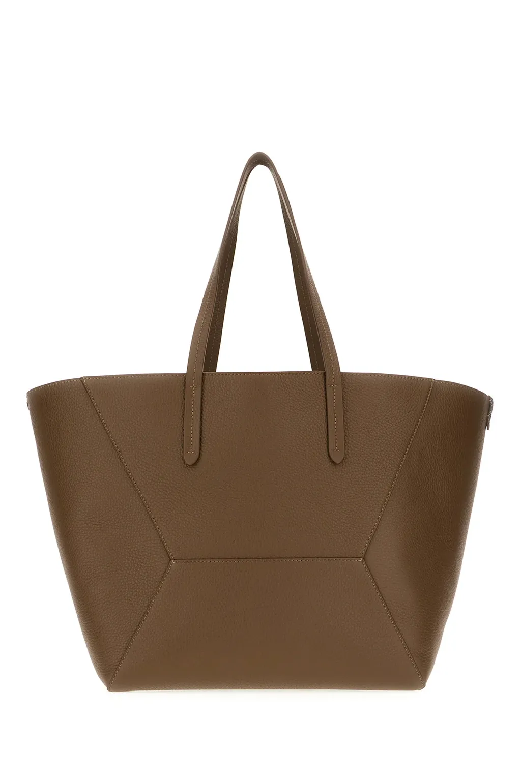 Brunello Cucinelli Stitch Detailed Tote Bag