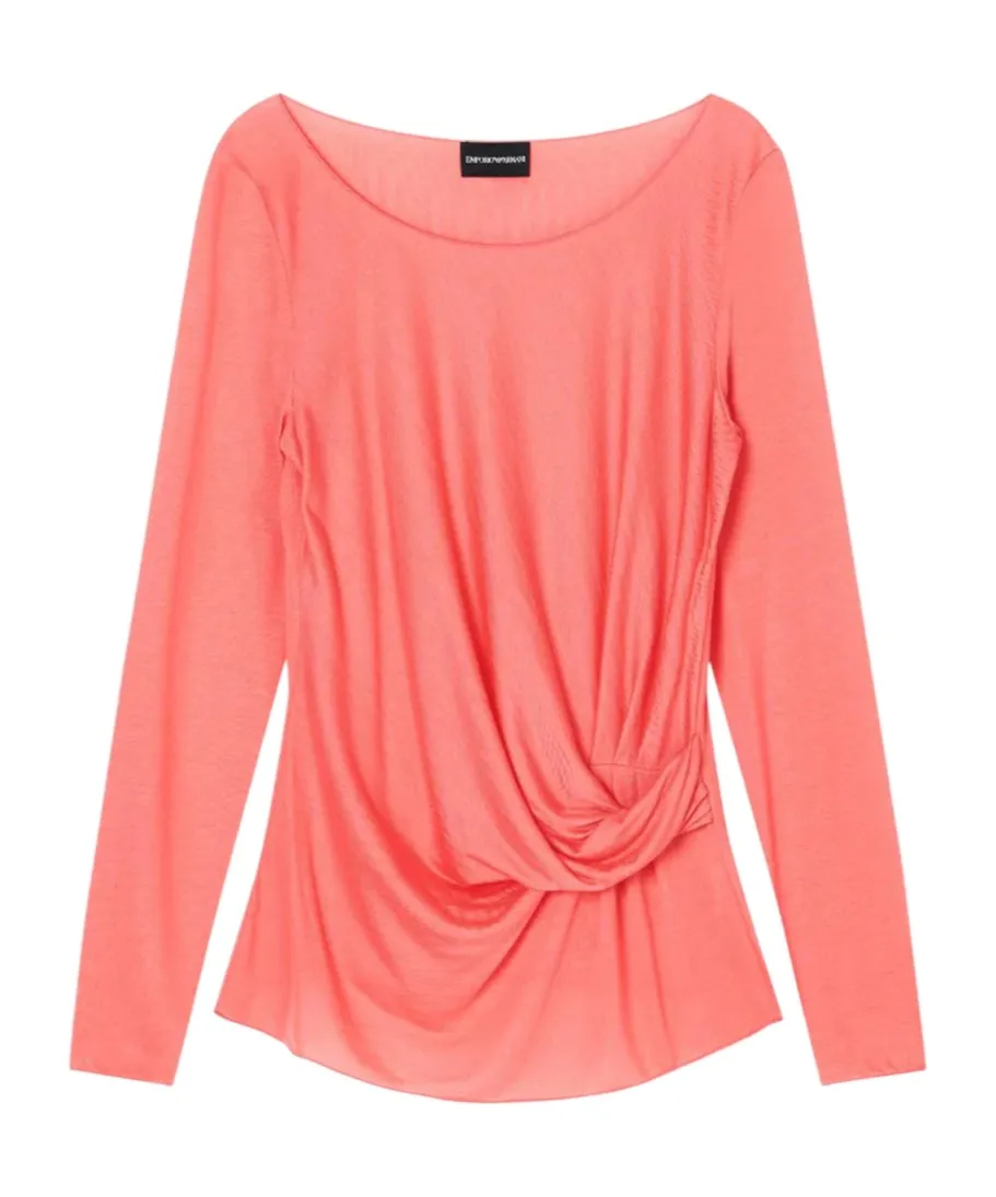 Round-Neck Long-Sleeved Knitted Sweater