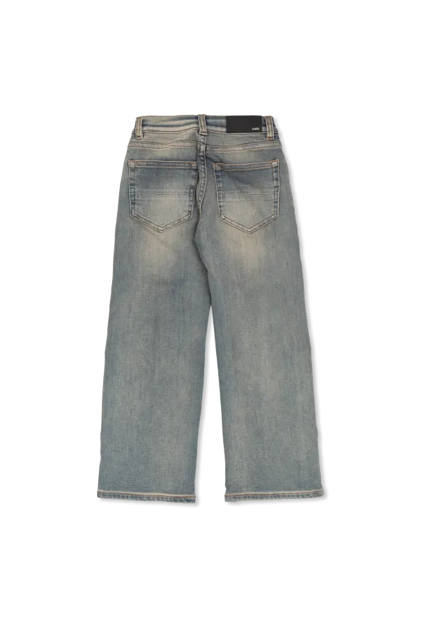 Bone Appliqu Jeans