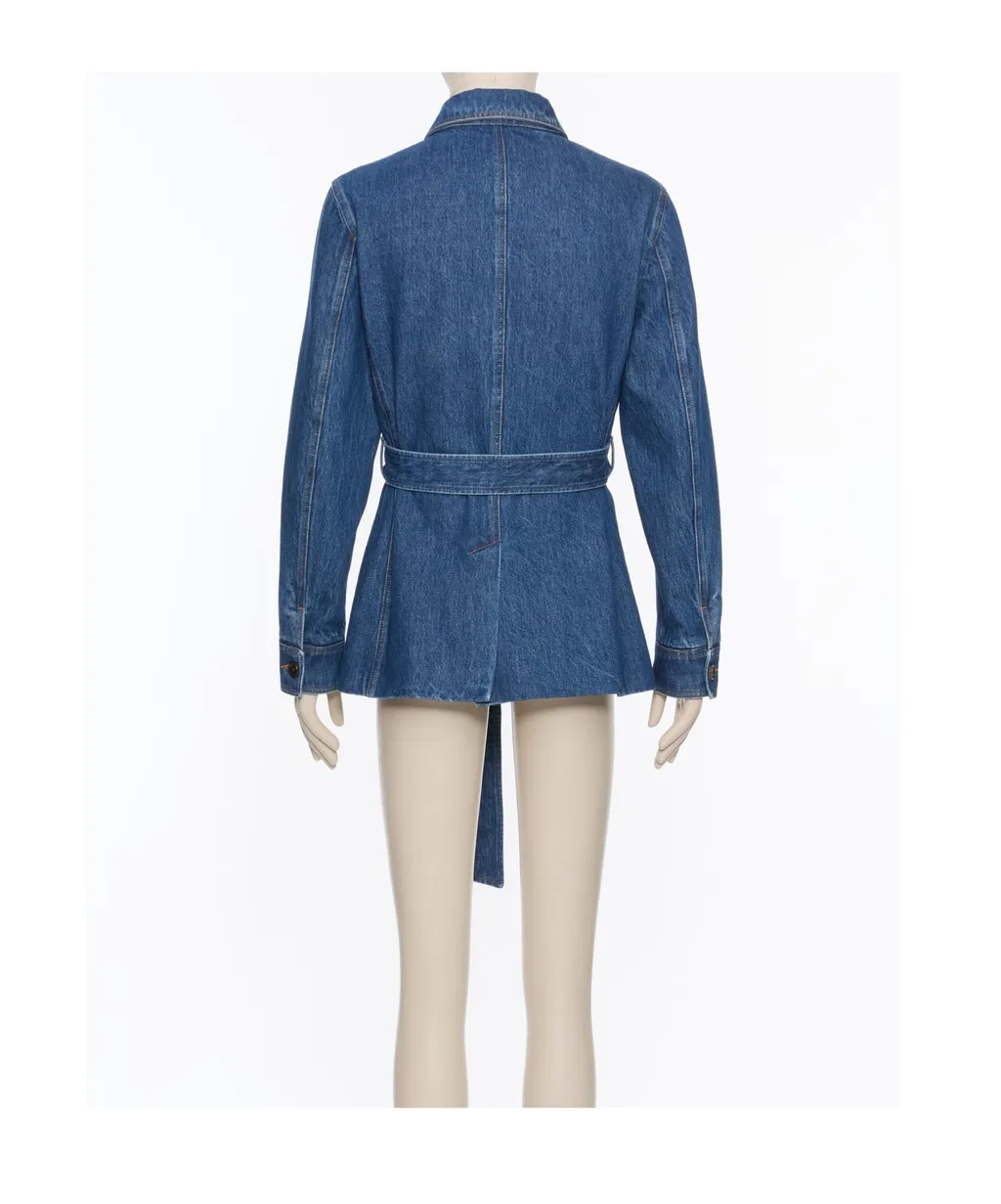 Long-Sleeved Denim Jacket