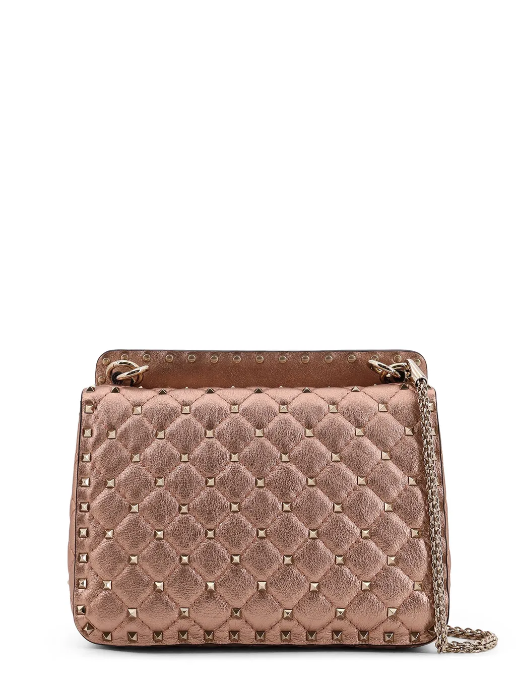 Valentino Garavani Rockstud Spike Foldover Top Shoulder Bag