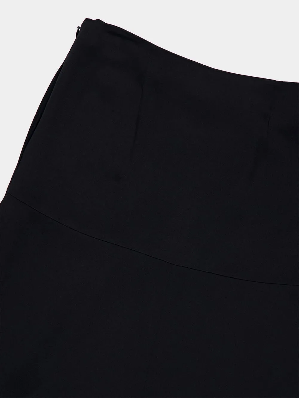 Stella Mccartney Asymmetric Satin Midi Skirt