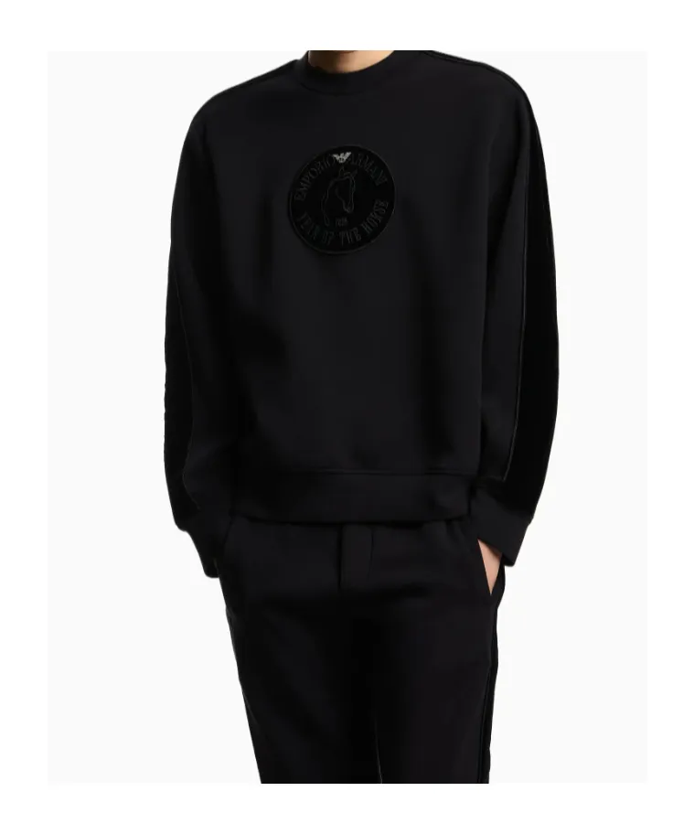 Logo-Patch Sweatshirt