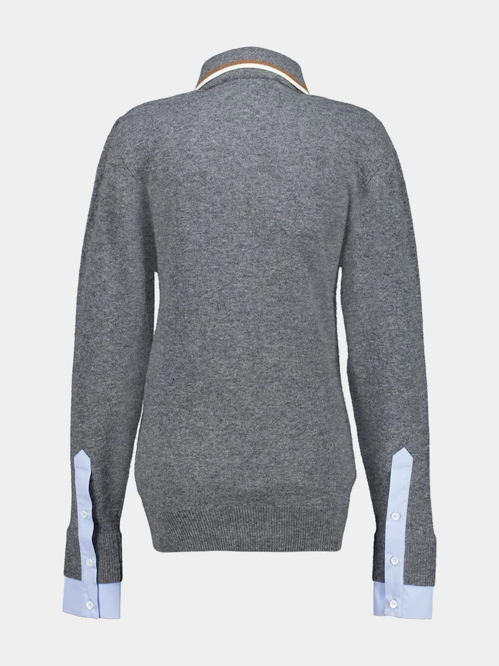Stella Mccartney Logo Patch Polo Jumper