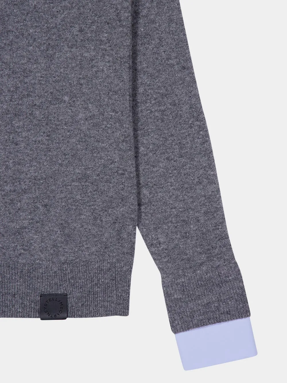 Stella Mccartney Logo Patch Polo Jumper