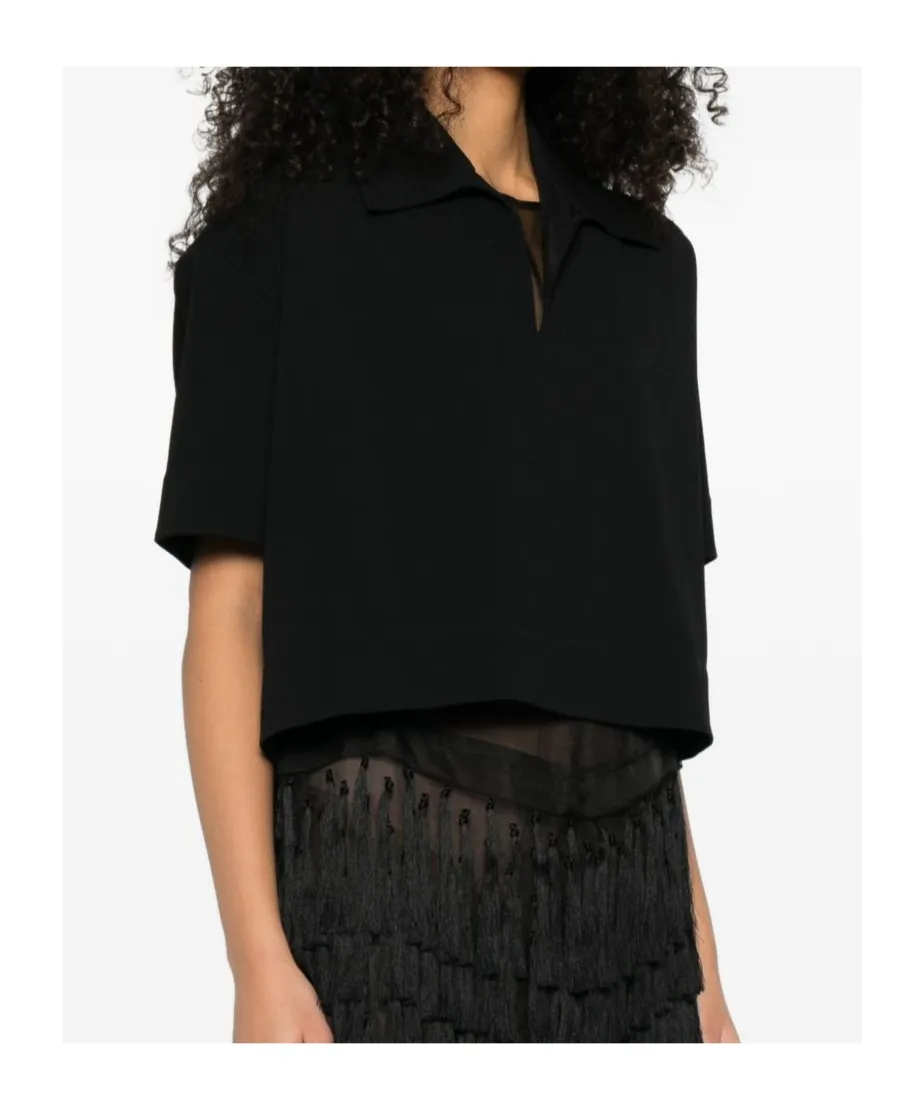 Jil Sander Short Sleeve V-Neck T-Shirt