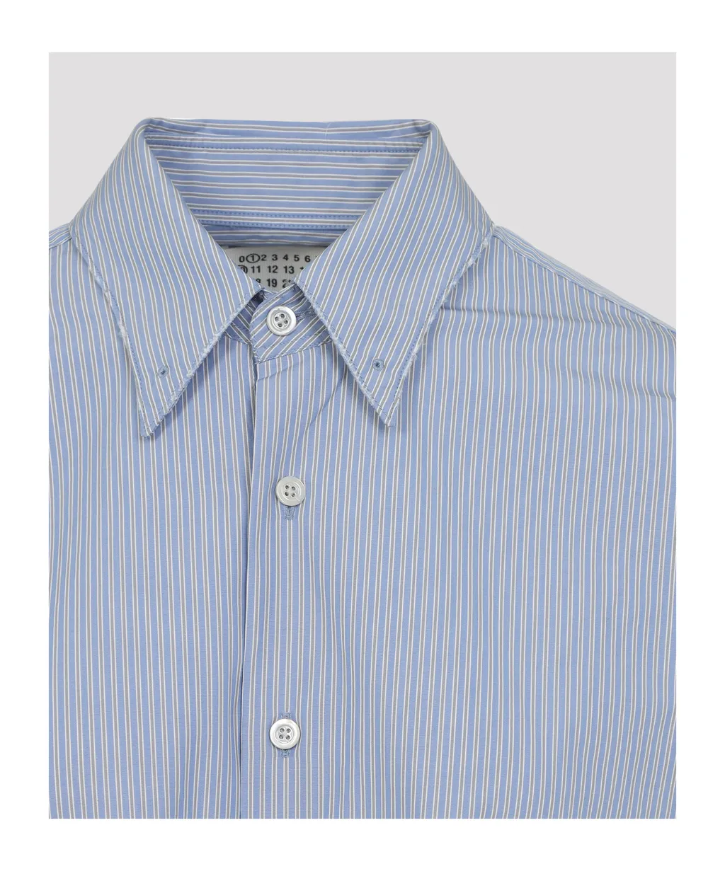 Maison Margiela Striped Straight Hem Shirt