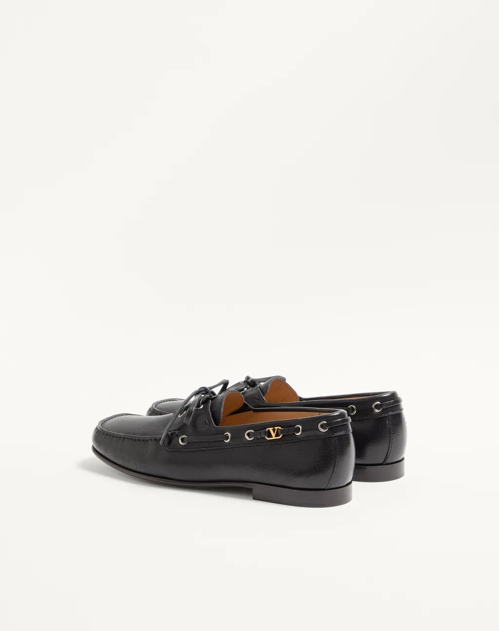 Valentino Square Toe Slip-On Loafers