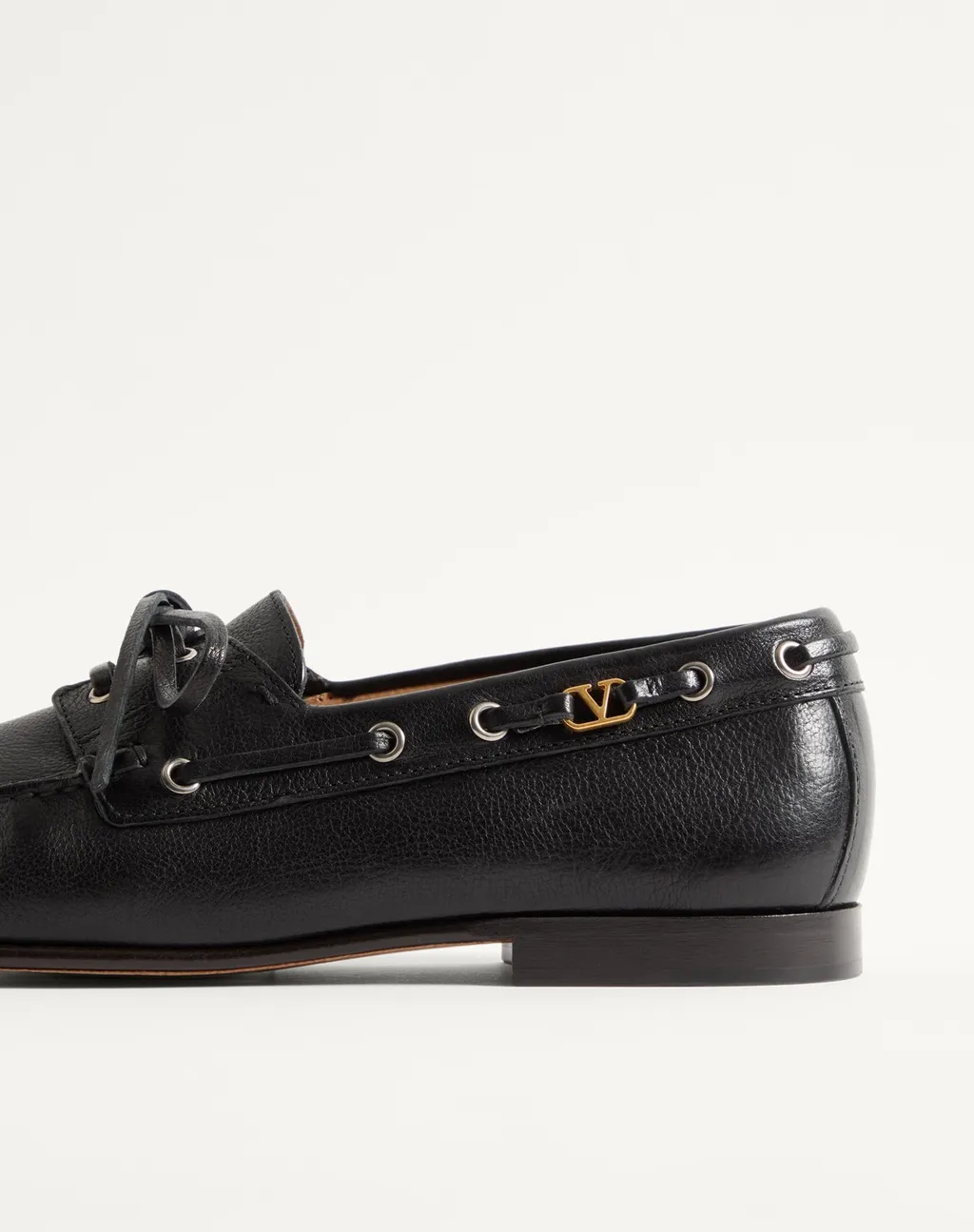 Valentino Square Toe Slip-On Loafers